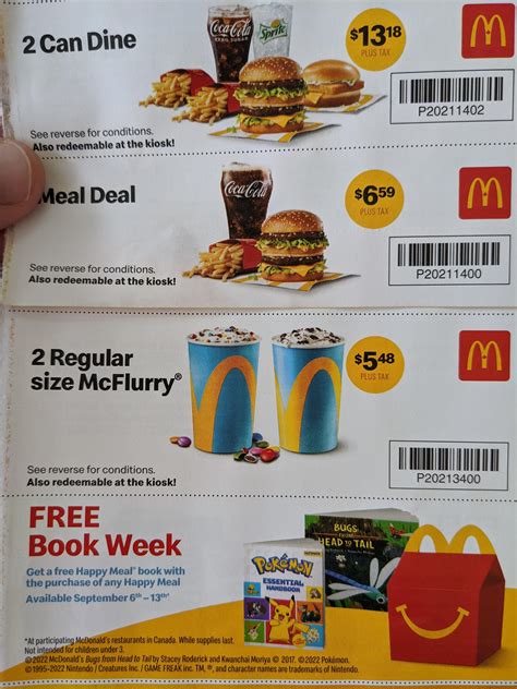 McDonald's coupon code .